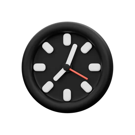 Horloge  3D Icon