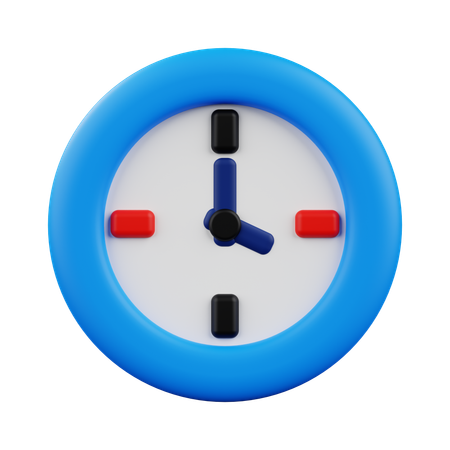 Horloge  3D Icon