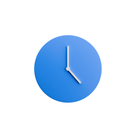 Horloge  3D Icon