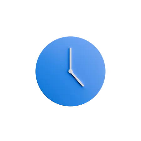 Horloge  3D Icon