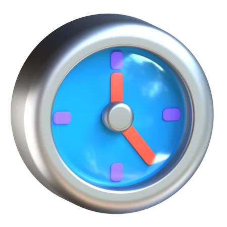 Horloge  3D Icon