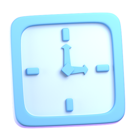 Horloge  3D Icon