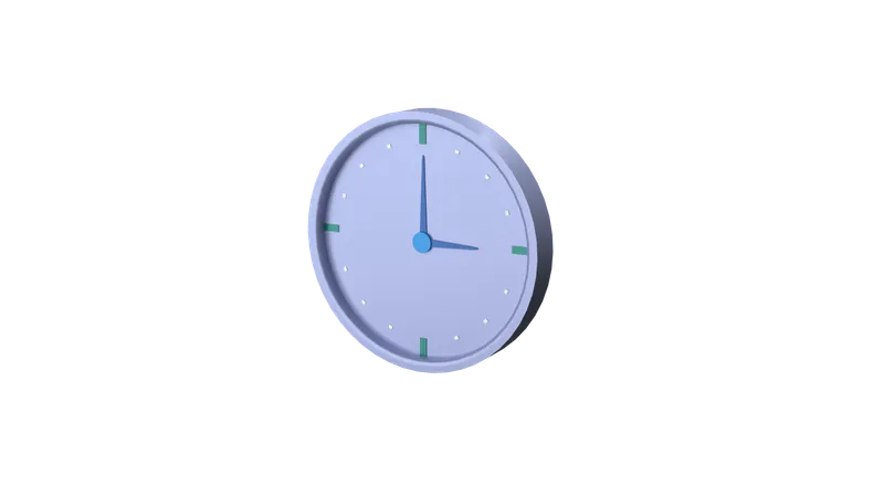 Horloge  3D Icon