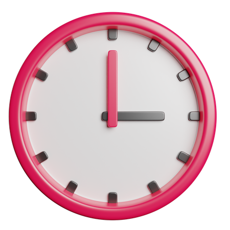 Horloge  3D Icon