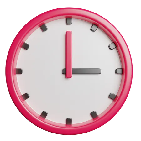 Horloge  3D Icon