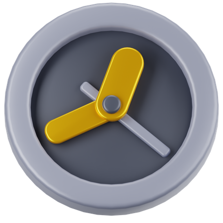 Horloge  3D Icon