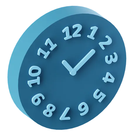 Horloge  3D Icon