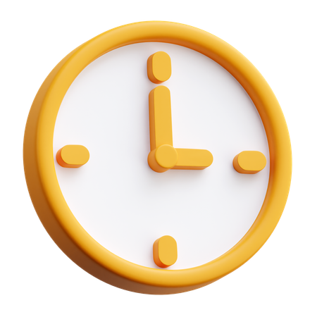 Horloge  3D Icon