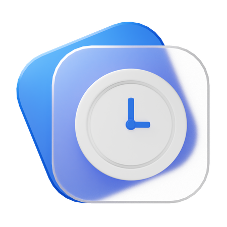 Horloge  3D Icon