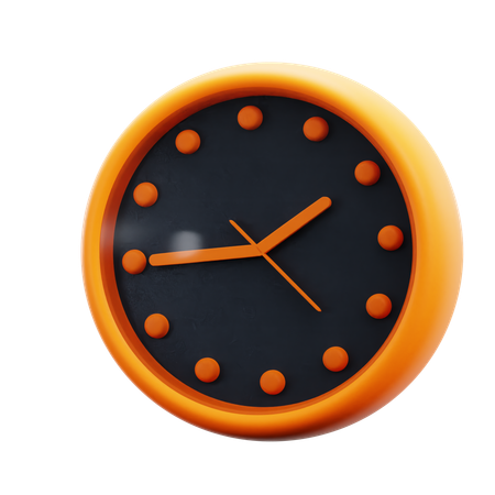 Horloge  3D Icon