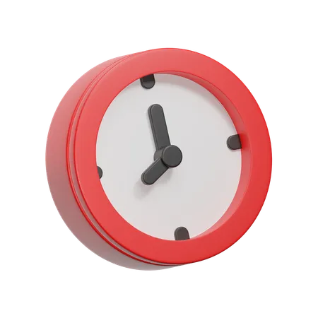 Horloge  3D Icon