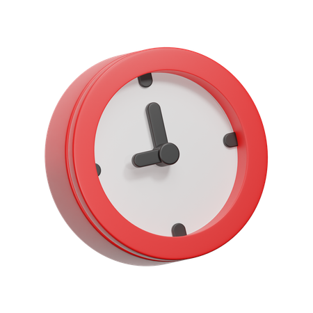 Horloge  3D Icon