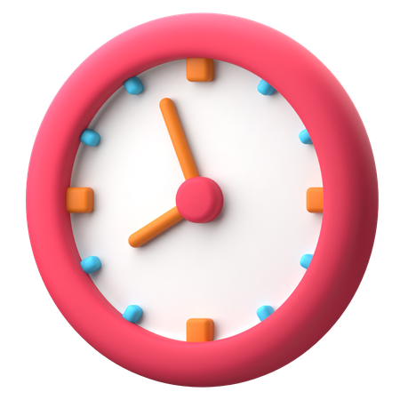 Horloge  3D Icon