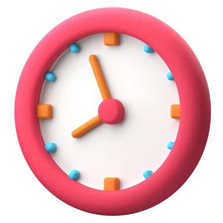 Horloge  3D Icon