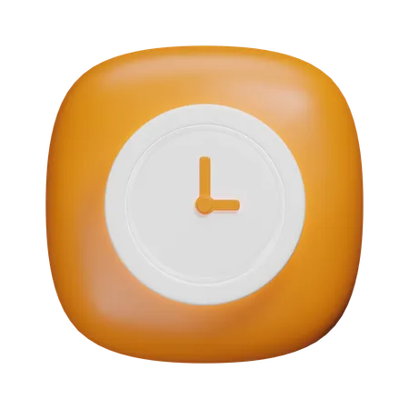 Horloge  3D Icon