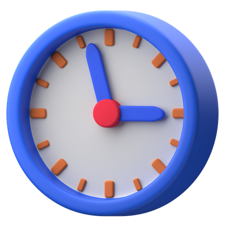 Horloge  3D Icon