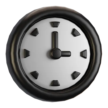 Horloge  3D Icon