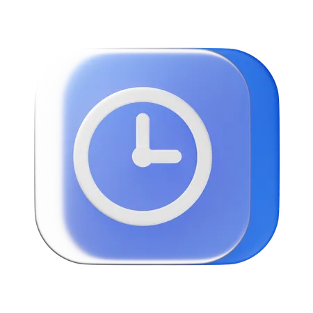 Horloge  3D Icon