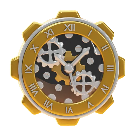 Horloge  3D Icon