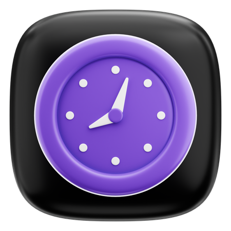 Horloge  3D Icon
