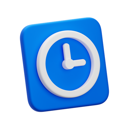 Horloge  3D Icon