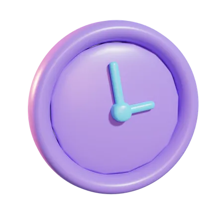 Horloge  3D Icon