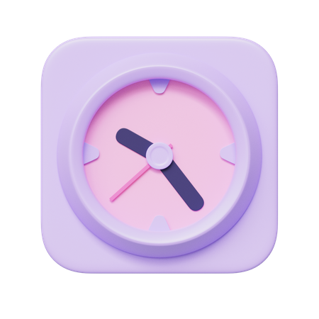 Horloge  3D Icon