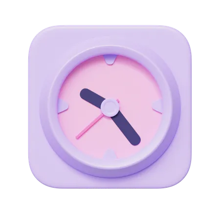 Horloge  3D Icon