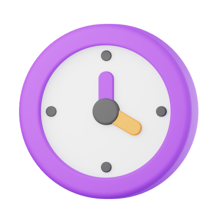 Horloge  3D Icon