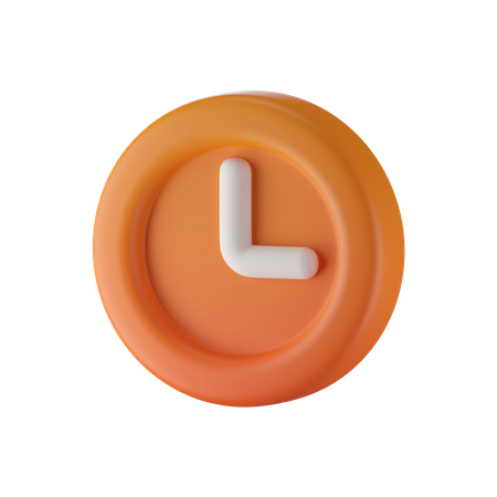 Horloge  3D Icon