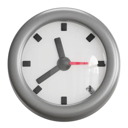 Horloge  3D Icon