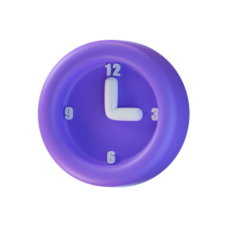 Horloge  3D Icon