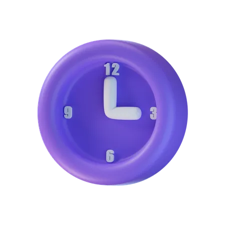 Horloge  3D Icon