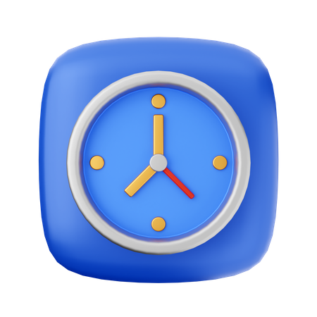 Horloge  3D Icon