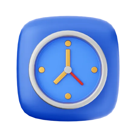 Horloge  3D Icon