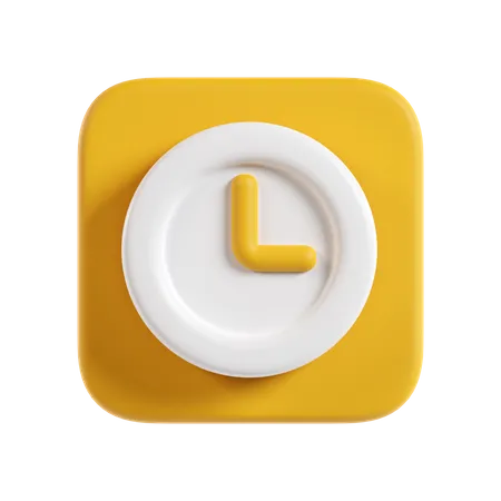 Horloge  3D Icon