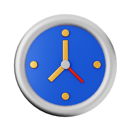 Horloge  3D Icon