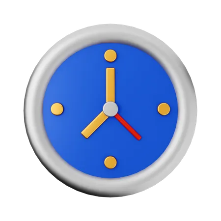 Horloge  3D Icon