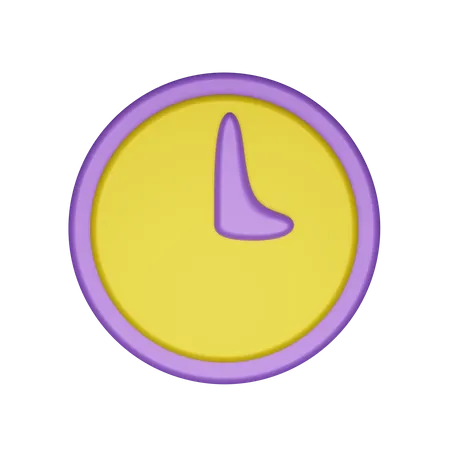 Horloge  3D Icon