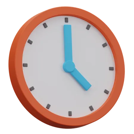 Horloge  3D Icon