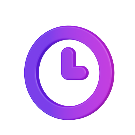 Horloge  3D Icon