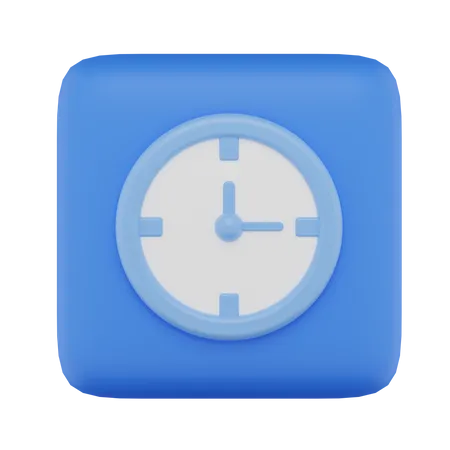 Horloge  3D Icon