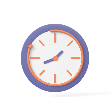 Horloge  3D Icon