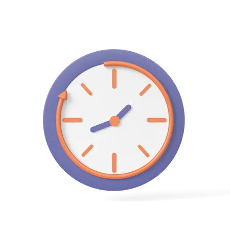 Horloge  3D Icon