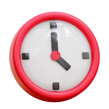 Horloge  3D Icon