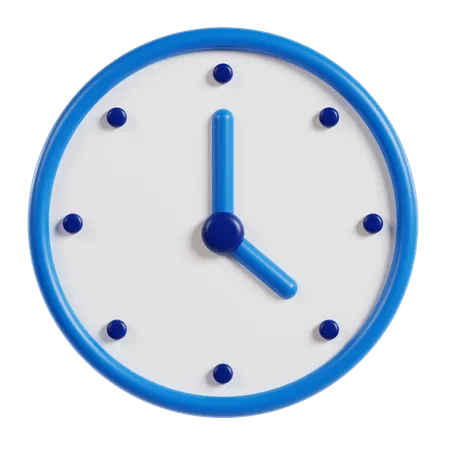 Horloge  3D Icon