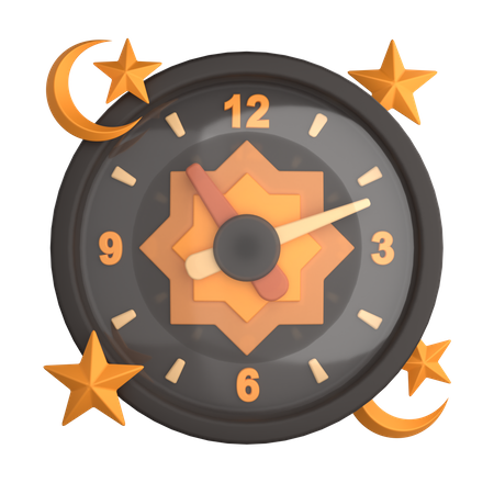 Horloge  3D Icon