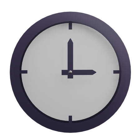 Horloge  3D Icon