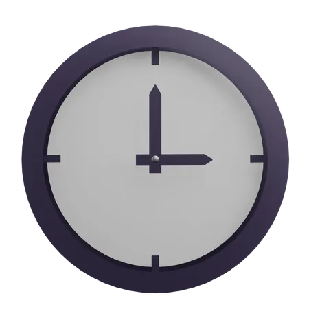 Horloge  3D Icon