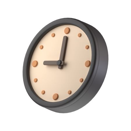 Horloge  3D Icon